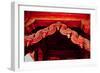 Stone Carving Detail, Red Fort, Delhi, India, Asia-Laura Grier-Framed Photographic Print