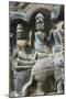 Stone carving in Shitthaung Temple, Mrauk-U, Rakhine State, Myanmar-Keren Su-Mounted Photographic Print