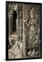 Stone Carving of Apsara at Angkor Wat, Cambodia-Paul Souders-Framed Premium Photographic Print