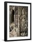 Stone Carving of Apsara at Angkor Wat, Cambodia-Paul Souders-Framed Photographic Print