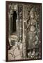 Stone Carving of Apsara at Angkor Wat, Cambodia-Paul Souders-Framed Photographic Print