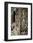 Stone Carving of Apsara at Angkor Wat, Cambodia-Paul Souders-Framed Photographic Print