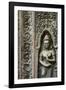 Stone Carving of Apsara at Angkor Wat, Cambodia-Paul Souders-Framed Photographic Print