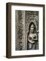 Stone Carving of Apsara at Angkor Wat, Cambodia-Paul Souders-Framed Photographic Print