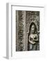 Stone Carving of Apsara at Angkor Wat, Cambodia-Paul Souders-Framed Photographic Print