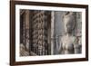 Stone Carvings at Angkor Wat, Cambodia-Paul Souders-Framed Photographic Print