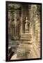 Stone Carvings of Apsara at Angkor Wat, Cambodia-Paul Souders-Framed Premium Photographic Print