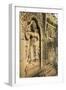 Stone Carvings of Apsara at Angkor Wat, Cambodia-Paul Souders-Framed Photographic Print