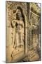 Stone Carvings of Apsara at Angkor Wat, Cambodia-Paul Souders-Mounted Photographic Print