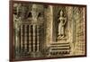 Stone Carvings of Apsara at Angkor Wat, Cambodia-Paul Souders-Framed Photographic Print