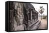 Stone Carvings of Apsaras at Angkor Wat, Cambodia-Paul Souders-Framed Stretched Canvas