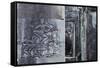 Stone Carvings of Apsaras at Angkor Wat, Cambodia-Paul Souders-Framed Stretched Canvas