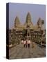 Stone Causeway Gates, Angkor Wat, Unesco World Heritage Site, Angkor, Siem Reap, Cambodia-Alain Evrard-Stretched Canvas