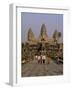 Stone Causeway Gates, Angkor Wat, Unesco World Heritage Site, Angkor, Siem Reap, Cambodia-Alain Evrard-Framed Photographic Print