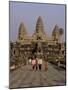 Stone Causeway Gates, Angkor Wat, Unesco World Heritage Site, Angkor, Siem Reap, Cambodia-Alain Evrard-Mounted Photographic Print