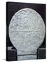 Stone Ceremonial Disk, Originating from Caracol of Chichen Itza-null-Stretched Canvas