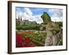 Stone Cherub, Rosengarten, the Neue Residenz, Bamberg, Germany-Miva Stock-Framed Photographic Print