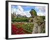 Stone Cherub, Rosengarten, the Neue Residenz, Bamberg, Germany-Miva Stock-Framed Photographic Print