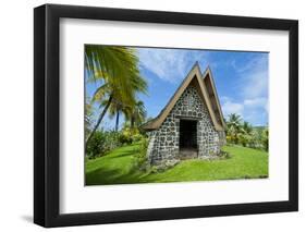 Stone Church in Kwato Island, Papua New Guinea-Michael Runkel-Framed Photographic Print