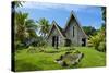 Stone Church in Kwato Island, Papua New Guinea-Michael Runkel-Stretched Canvas