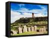 Stone Circle and Chullpa in Sillustani, Puno Region, Peru, South America-Karol Kozlowski-Framed Stretched Canvas