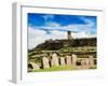 Stone Circle and Chullpa in Sillustani, Puno Region, Peru, South America-Karol Kozlowski-Framed Photographic Print