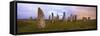 Stone Circle at Dawn, Callanish, Near Carloway, Isle of Lewis, Outer Hebrides, Scotland, UK-Lee Frost-Framed Stretched Canvas