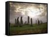 Stone Circle from Between 3000 and 1500Bc, Callanish, Isle of Lewis, Outer Hebrides, Scotland-Patrick Dieudonne-Framed Stretched Canvas