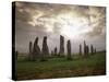 Stone Circle from Between 3000 and 1500Bc, Callanish, Isle of Lewis, Outer Hebrides, Scotland-Patrick Dieudonne-Stretched Canvas