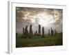 Stone Circle from Between 3000 and 1500Bc, Callanish, Isle of Lewis, Outer Hebrides, Scotland-Patrick Dieudonne-Framed Photographic Print