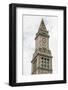 Stone Clock Tower in Boston-dbvirago-Framed Photographic Print