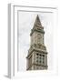 Stone Clock Tower in Boston-dbvirago-Framed Photographic Print