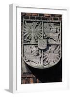Stone Coat of Arms on Wawel Castle-null-Framed Giclee Print