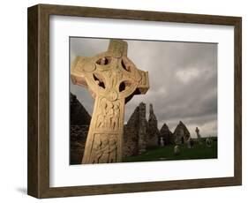 Stone Cross at Monastic Center-Bob Krist-Framed Photographic Print