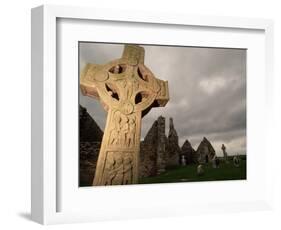 Stone Cross at Monastic Center-Bob Krist-Framed Photographic Print