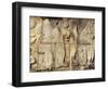 Stone Decorations, Chichen Itza Ruins, Maya Civilization, Yucatan, Mexico-Michele Molinari-Framed Photographic Print