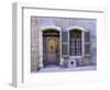 Stone Doorway with Wooden Door and Metal Knocker, Arles, France-Jim Zuckerman-Framed Photographic Print