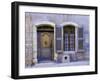 Stone Doorway with Wooden Door and Metal Knocker, Arles, France-Jim Zuckerman-Framed Photographic Print