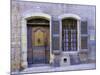 Stone Doorway with Wooden Door and Metal Knocker, Arles, France-Jim Zuckerman-Mounted Photographic Print