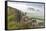 Stone Fence, Burnsall, Yorkshire Dales National Park, Yorkshire, England, United Kingdom, Europe-Miles Ertman-Framed Stretched Canvas