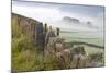Stone Fence, Burnsall, Yorkshire Dales National Park, Yorkshire, England, United Kingdom, Europe-Miles Ertman-Mounted Photographic Print