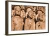 Stone Figures Adorning the West Front of Chartres Cathedral-Julian Elliott-Framed Photographic Print