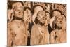 Stone Figures Adorning the West Front of Chartres Cathedral-Julian Elliott-Mounted Photographic Print