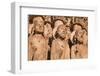 Stone Figures Adorning the West Front of Chartres Cathedral-Julian Elliott-Framed Photographic Print