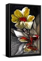 Stone Flower-Skarlett-Framed Stretched Canvas