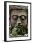 Stone Garden Statue with Flower-Matt Freedman-Framed Photographic Print