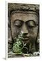 Stone Garden Statue with Flower-Matt Freedman-Framed Premium Photographic Print