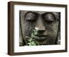 Stone Garden Statue with Flower-Matt Freedman-Framed Photographic Print