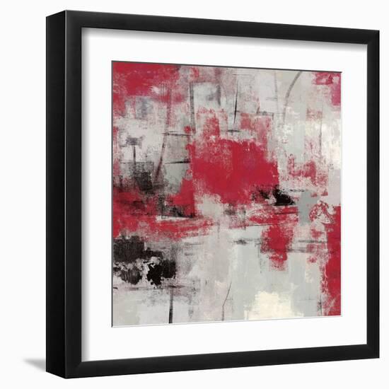 Stone Gardens III Red-Silvia Vassileva-Framed Art Print