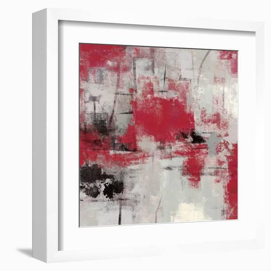 Stone Gardens III Red-Silvia Vassileva-Framed Art Print